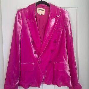 L’agence pink velvet blazer, slize 6, New with out tags